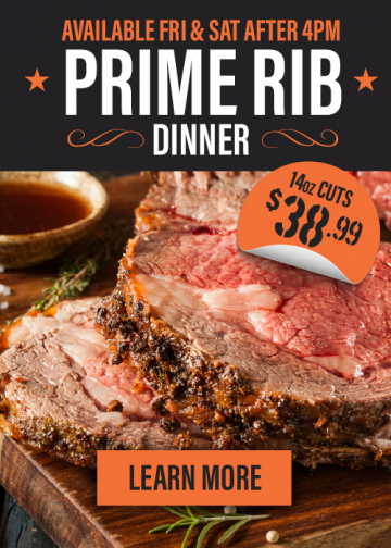Slow Roasted Prime Rib (Available After 4PM)